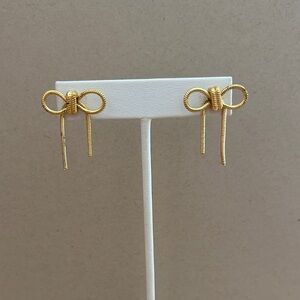 Kate Spade Gold Bow Earrings